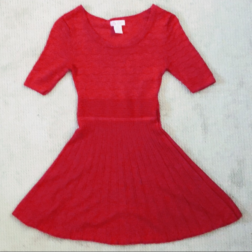 Candie’s Red Knit Dress